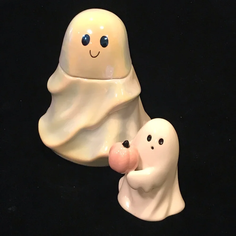Bootiful Ceramic Ghost Halloween Decorative Figurine from Hyde & EEK! Boutique
